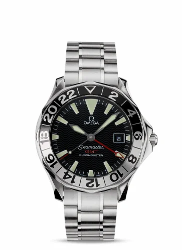 Omega Seamaster Diver 300M Automatic 41 GMT Stainless Steel / Black / Bracelet / 50th Anniversary 2234.50.00 (22345000)